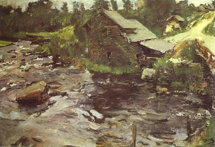 Valentin Serov Watermill in Finland oil painting picture